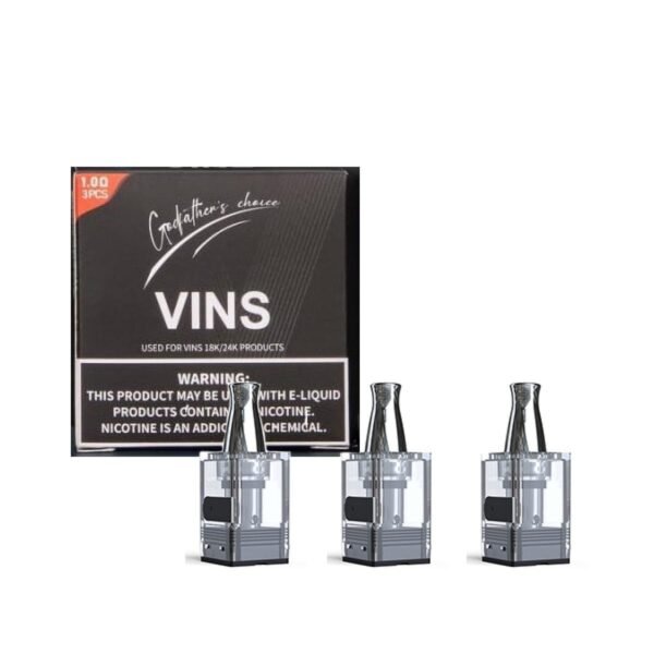 Pod-vins-0.8ohm-001 【小煙主機】VINS 24K 小金條 / 18K 小銀磚 注油式主機
