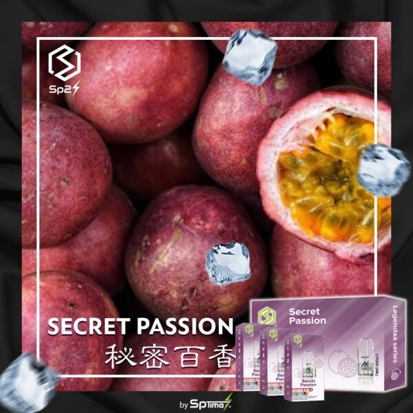 秘密百香 【拋棄式】SP2S 煙彈 馬來西亞原裝 3入/盒 悅刻一代通用 3%