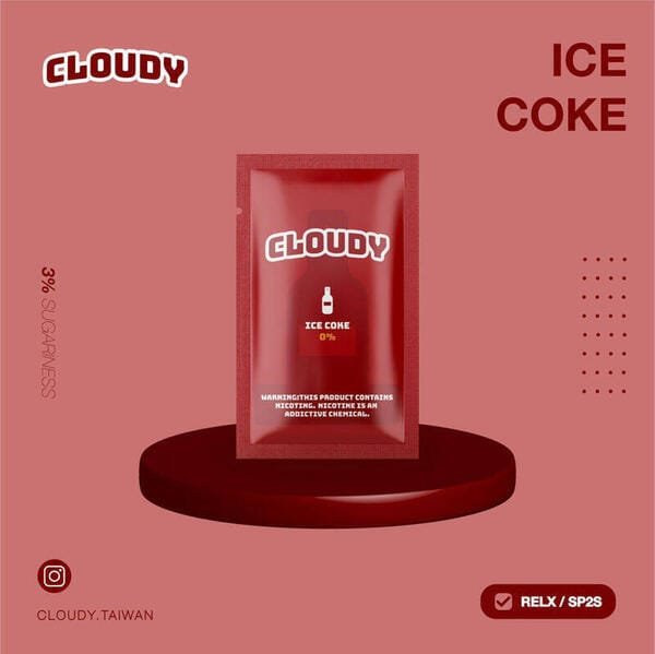 2b851ef0c16e117691aeb8ee2fa63e46 【拋棄式】CLOUDY系列 煙彈(一入裝) 3% 通用RELX/ILIA/LANA/SP2S